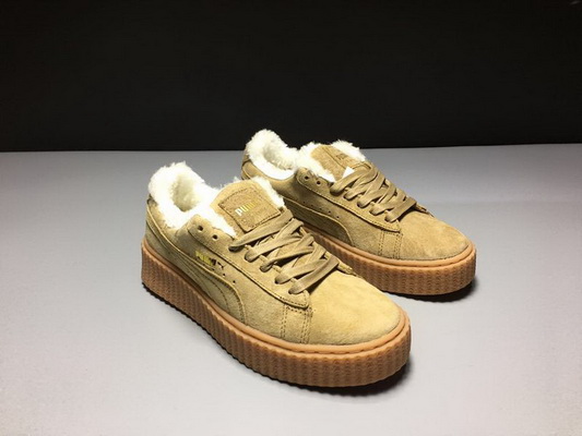 Puma x Rihanna Creepers Women Skate Sneaker Lined With Fur--037